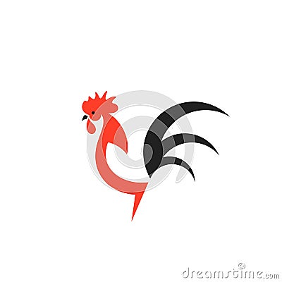 Rooster. Logo Vector Illustration